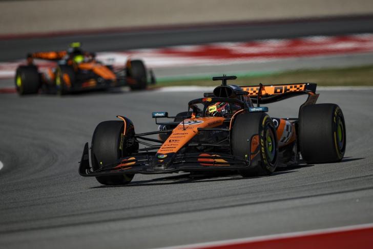Le McLaren di Lando Norris e Oscar Piastri